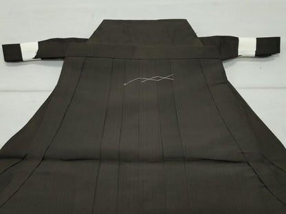 平和屋着物●男性　馬乗り袴　霞文　正絹　逸品　CAAX1155vf