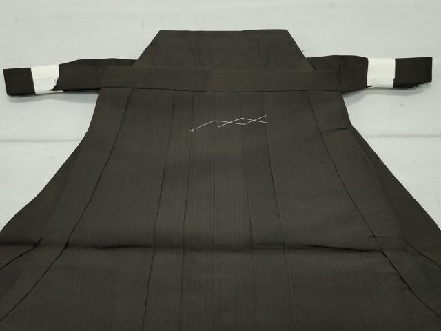 平和屋着物●男性　馬乗り袴　霞文　正絹　逸品　CAAX1155vf
