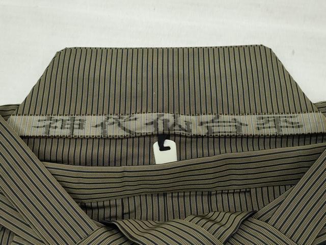 平和屋着物●男性　馬乗り袴　神代仙台平　間道　正絹　逸品　CAAX1156vf