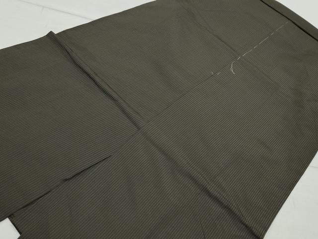 平和屋着物●男性　馬乗り袴　間道　正絹　逸品　CAAX1157vf