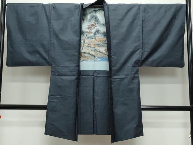 平和屋着物●男性 本場大島紬 アンサンブル 100亀甲 総詰め 正絹 逸品 CAAX1161vf
