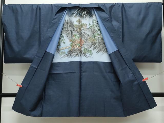 平和屋着物●男性 本場大島紬 アンサンブル 100亀甲 総詰め 正絹 逸品 CAAX1163vf