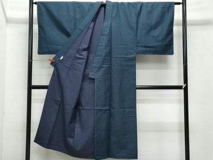 平和屋着物●男性 紬 アンサンブル 100亀甲 正絹 逸品 未使用 CAAX1168vf