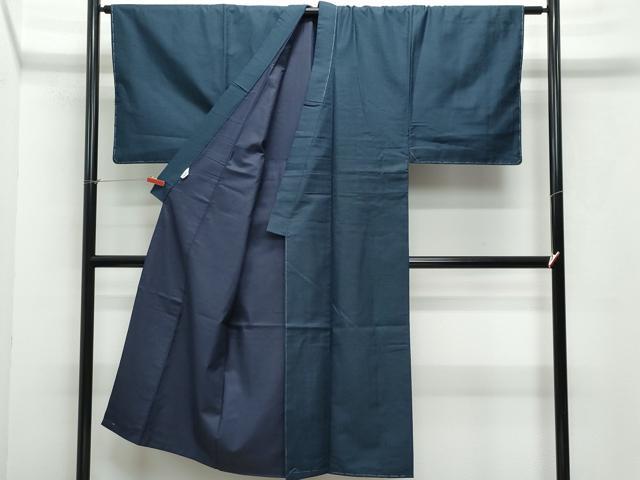 平和屋着物●男性 紬 アンサンブル 100亀甲 正絹 逸品 未使用 CAAX1168vf