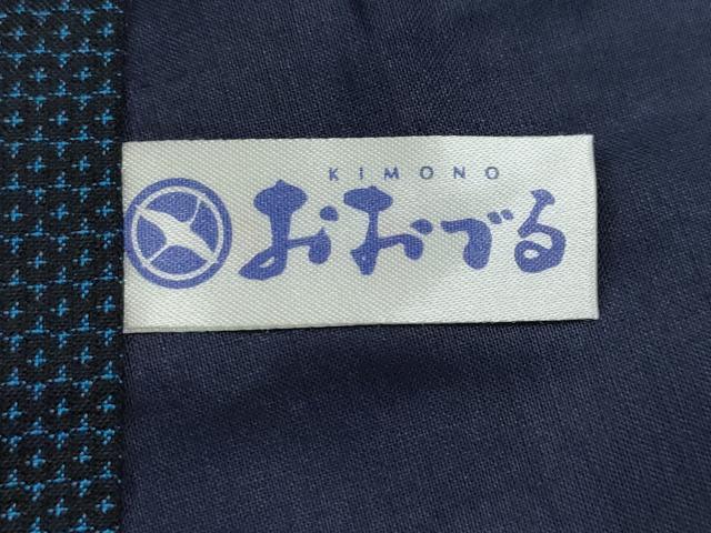 平和屋着物●男性 紬 アンサンブル 100亀甲 正絹 逸品 未使用 CAAX1168vf