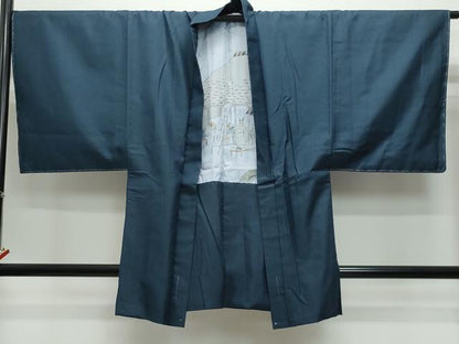 平和屋着物●男性 紬 アンサンブル 100亀甲 正絹 逸品 未使用 CAAX1168vf