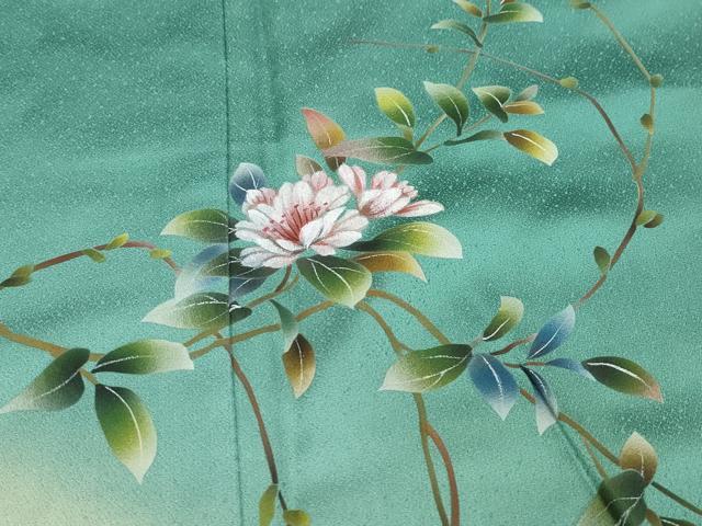 平和屋着物●訪問着 枝花文 暈し染め 正絹 逸品 未使用 CAAX1192vf