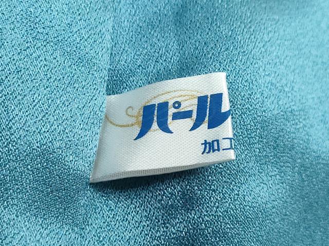 平和屋着物●訪問着　絞り　辻が花　暈し染め　銀通し地　正絹　逸品　CAAX1199vf