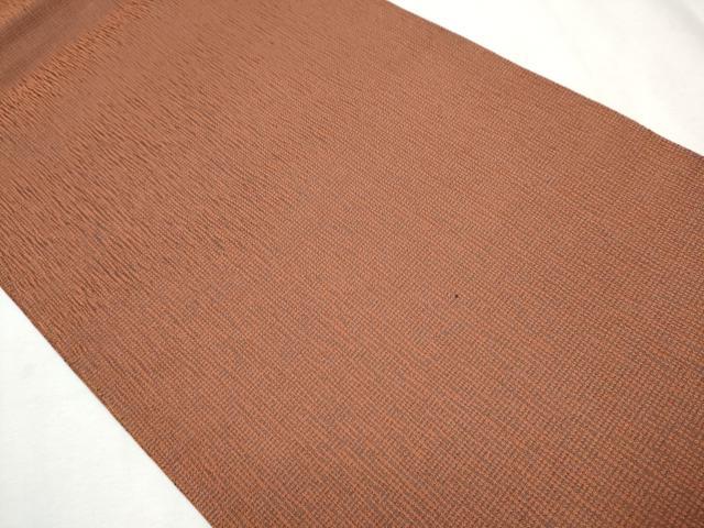 平和屋着物●両面 六通柄袋帯 変わり幾何学文 金糸 正絹 逸品 CAAX1208hy