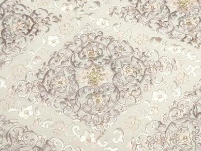 平和屋着物●豪華色留袖　総刺繍　菱花唐草文　金糸　暁鼠色地　正絹　逸品　未使用　CAAX1223hy