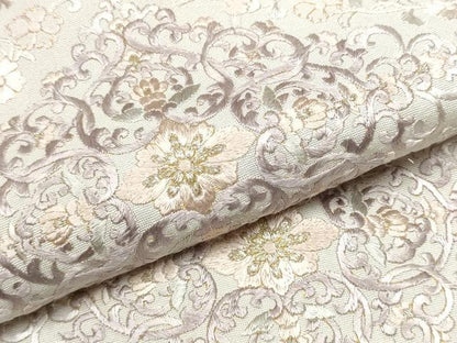 平和屋着物●豪華色留袖　総刺繍　菱花唐草文　金糸　暁鼠色地　正絹　逸品　未使用　CAAX1223hy