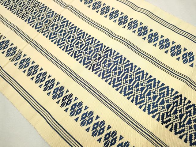 平和屋着物●本場筑前博多織　八寸名古屋帯　献上　正絹　逸品　CAAX1522hy