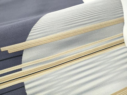 平和屋着物●爪掻き本綴れ　八寸名古屋帯　吉祥丸文　正絹　逸品　CAAX1561hy