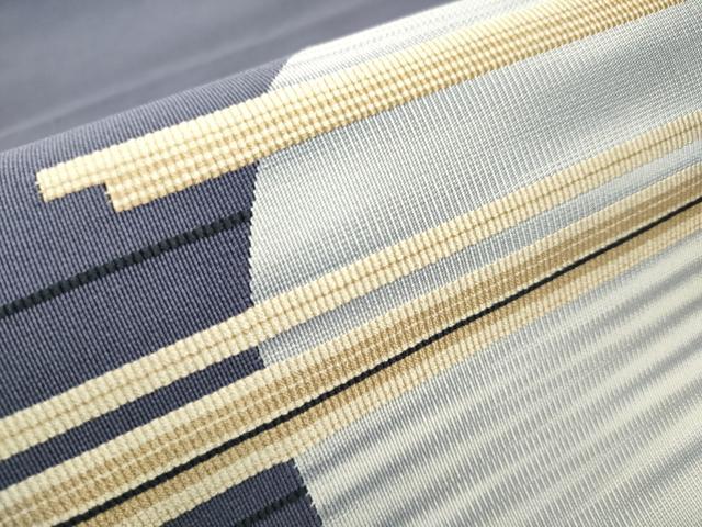 平和屋着物●爪掻き本綴れ　八寸名古屋帯　吉祥丸文　正絹　逸品　CAAX1561hy