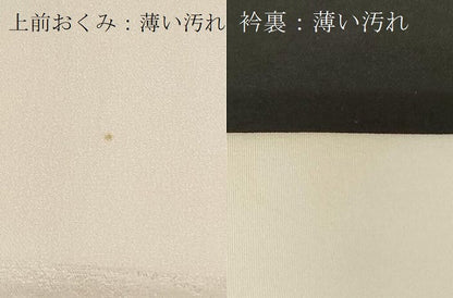 平和屋着物■長襦袢 無双仕立て 流水文 暈し染め 正絹 逸品 CAAX2038in