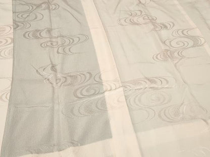 平和屋着物■長襦袢 無双仕立て 流水文 暈し染め 正絹 逸品 CAAX2038in