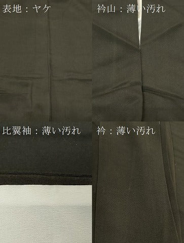 平和屋着物■豪華黒留袖　刺繍　エ霞群鳥文　金彩　正絹　逸品　CAAX2210in