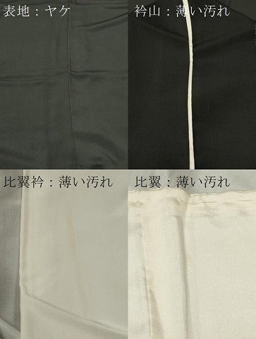 平和屋着物■豪華黒留袖 駒刺繍 立波飛鶴文 暈し染め 金彩 正絹 逸品 CAAX2300in