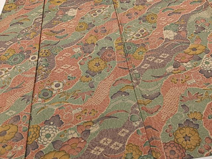 平和屋着物▽小紋　単衣　辻が花　洗える着物　未使用　CAAX2438xi