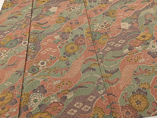 平和屋着物▽小紋　単衣　辻が花　洗える着物　未使用　CAAX2438xi