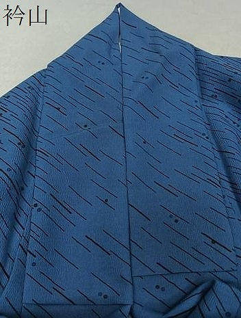 平和屋着物▽小紋 単衣 斜線文 洗える着物 CAAX2443xi