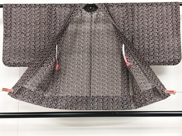 平和屋着物▽スリーシーズン 春夏秋 塵除け 羽織 総レース 草花文 正絹 逸品 CAAX2455xi