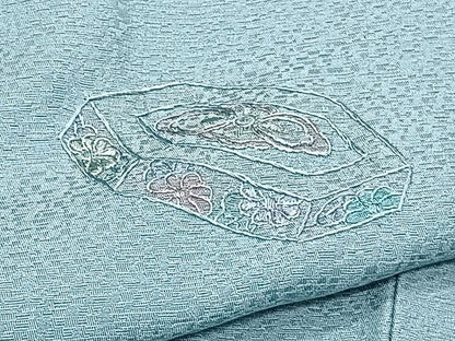平和屋着物▽中国三大刺繍 スワトウ刺繍 総刺繍 訪問着 単衣 貝桶花文 正絹 逸品 CAAX2461xi