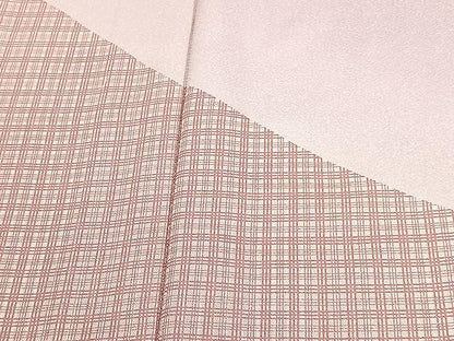 平和屋着物▽豪華色留袖 単衣 格子 暈し染め 正絹 逸品 CAAX2471xi
