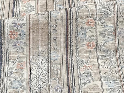 平和屋着物▽上質な紬 単衣 花間道 正絹 逸品 CAAX2479xi