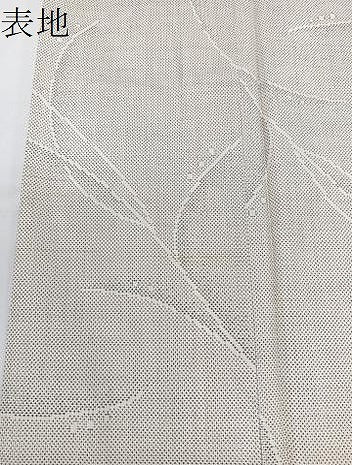平和屋着物▽本場大島紬 白大島 単衣 ９マルキ 抽象文様 正絹 逸品 CAAX2489xi