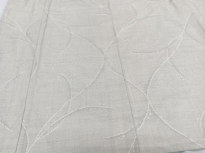 平和屋着物▽本場大島紬 白大島 単衣 ９マルキ 抽象文様 正絹 逸品 CAAX2489xi