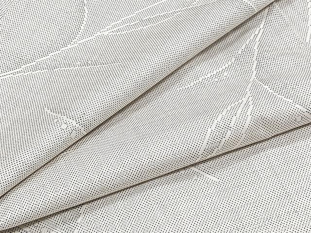 平和屋着物▽本場大島紬 白大島 単衣 ９マルキ 抽象文様 正絹 逸品 CAAX2489xi