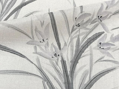 平和屋着物▽訪問着 単衣 紬地 手描き 草花文 正絹 逸品 CAAX2496xi
