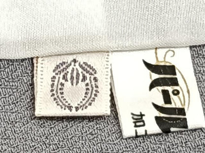 平和屋着物▽訪問着　単衣　駒刺繍　源氏香　枝花文　金彩　正絹　逸品　CAAX2497xi