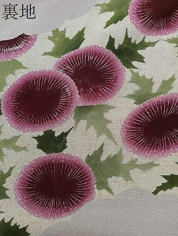 平和屋着物▽訪問着 単衣 無双 紗袷 紗×紗 草花文 正絹 逸品 CAAX2509xi