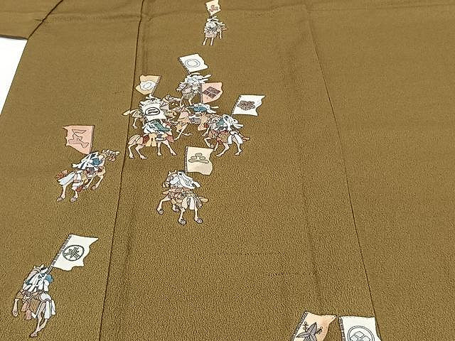 平和屋着物▽訪問着 単衣 人物文 正絹 逸品 CAAX2515xi