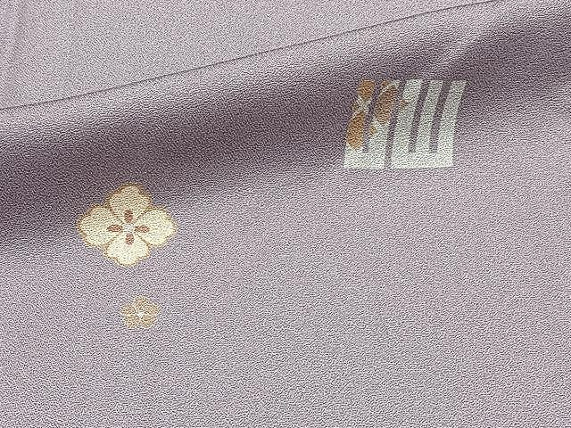 平和屋着物▽上質な小紋　単衣　源氏香　正絹　逸品　CAAX2516xi