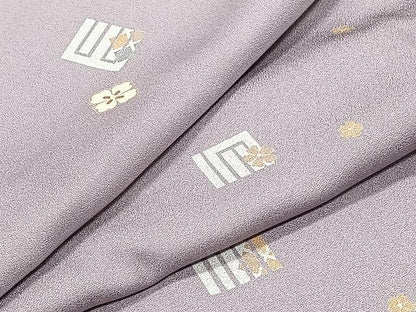 平和屋着物▽上質な小紋　単衣　源氏香　正絹　逸品　CAAX2516xi