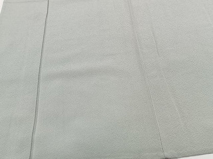 平和屋着物▽上質な色無地 単衣 柳鼠色 正絹 逸品 CAAX2520xi