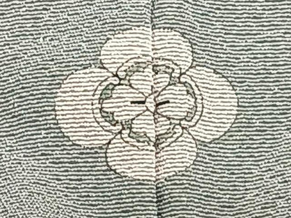 平和屋着物▽上質な色無地 単衣 柳鼠色 正絹 逸品 CAAX2520xi
