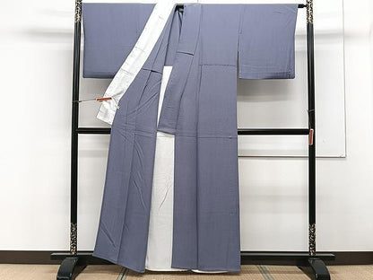 平和屋着物▽上質な色無地 単衣 紅掛花色 正絹 逸品 CAAX2521xi