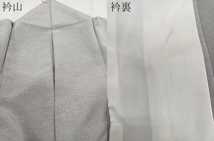 平和屋着物▽京加賀友禅 百貫達雄 色無地 単衣 素色 正絹 逸品 CAAX2522xi