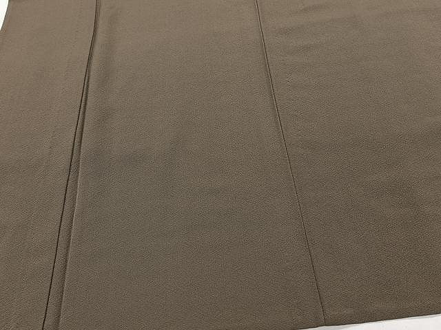 平和屋着物▽上質な色無地 単衣 空五倍子色 健勝苑扱い 正絹 逸品 CAAX2525xi
