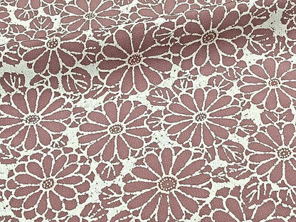 平和屋着物▽上質な小紋 単衣 菊 正絹 逸品 CAAX2529xi