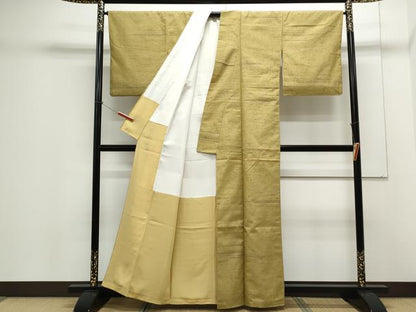 平和屋着物●上質な紬　吉祥文　正絹　逸品　CAAX3045th