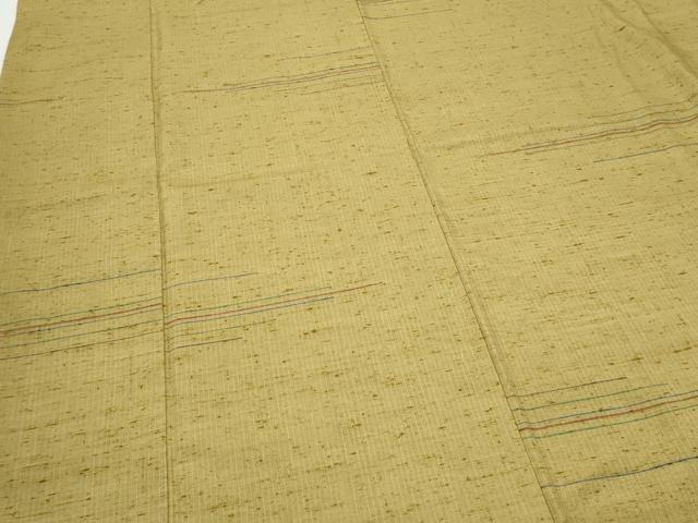 平和屋着物●上質な紬　吉祥文　正絹　逸品　CAAX3045th