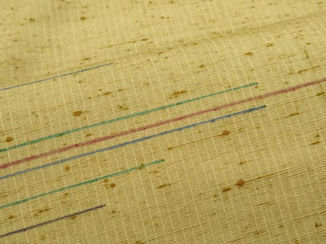 平和屋着物●上質な紬　吉祥文　正絹　逸品　CAAX3045th
