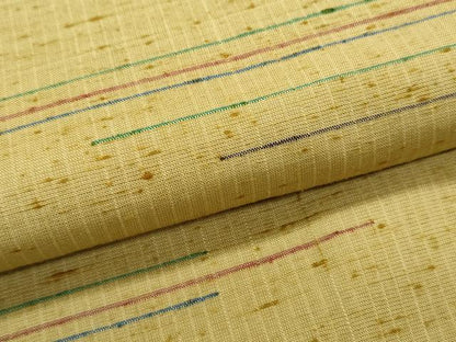 平和屋着物●上質な紬　吉祥文　正絹　逸品　CAAX3045th