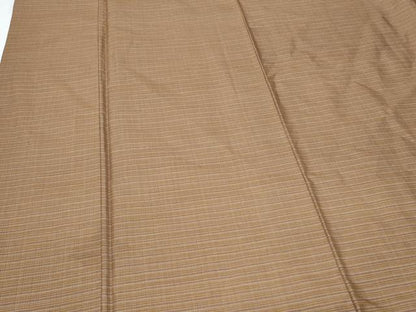 平和屋着物●男性　紬　格子文　正絹　逸品　CAAX3068th