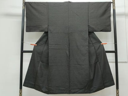 平和屋着物●男性　髭紬　霞文　正絹　逸品　CAAX3069th